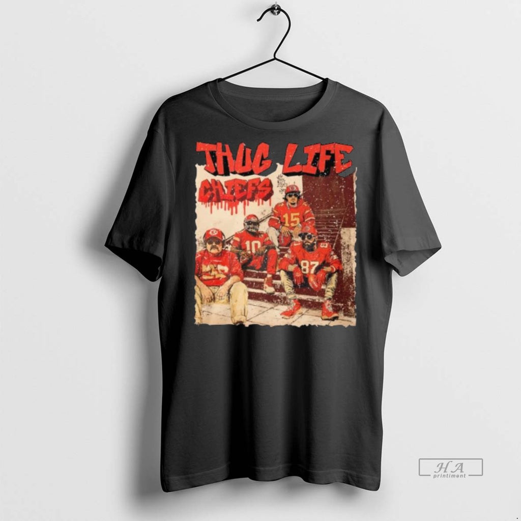 Official Trendy Thug Life Kansas City Chiefs 2025 Long Sleve Tee Sweater