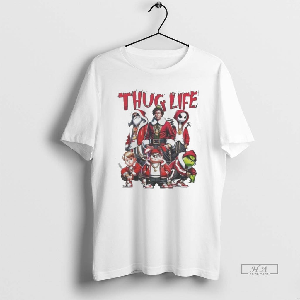 Official Trendy Thug Life Santa Grinch Friends Christmas Vintage 2025
