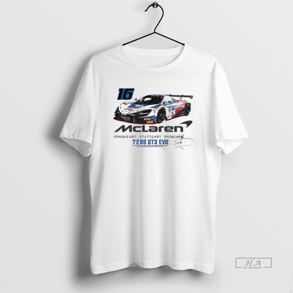 Official Trendy Timo Glock No 16 Mclaren Graphic Signature