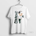 Official Trendy Tom Izzo Coach Michigan State Spartans Big Ten Conference Nba Basketball Logo Tee