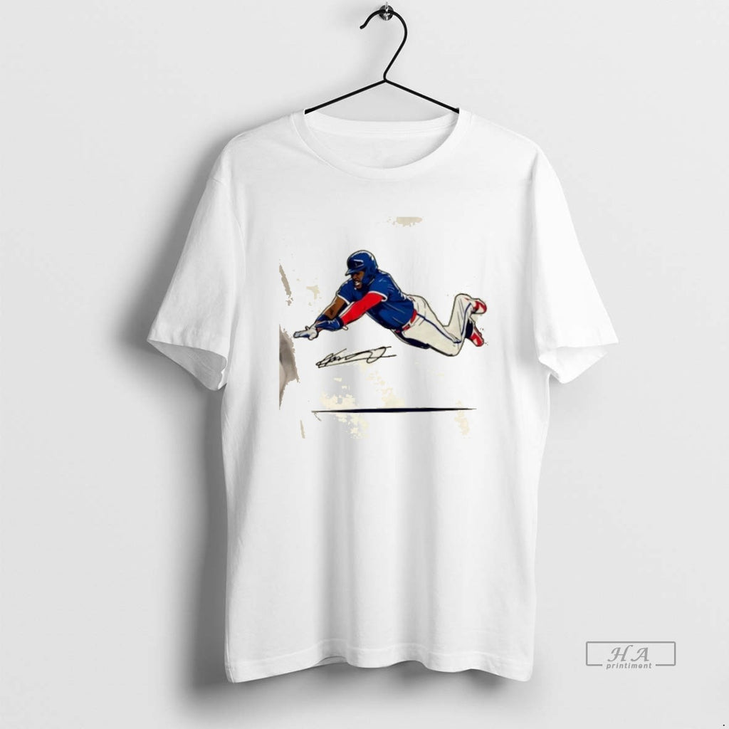 Official Trendy Toronto Blue Jays Vladimir Guerrero Jr Flying Slide Signature