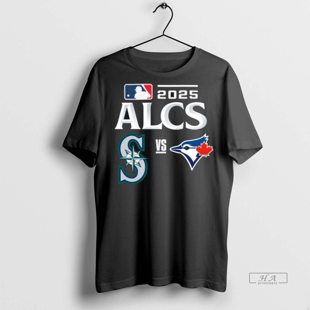 Official Trendy Toronto Blue Jays Vs Seattle Mariners 2025 Alcs Baseball Matchup Tee Sweater