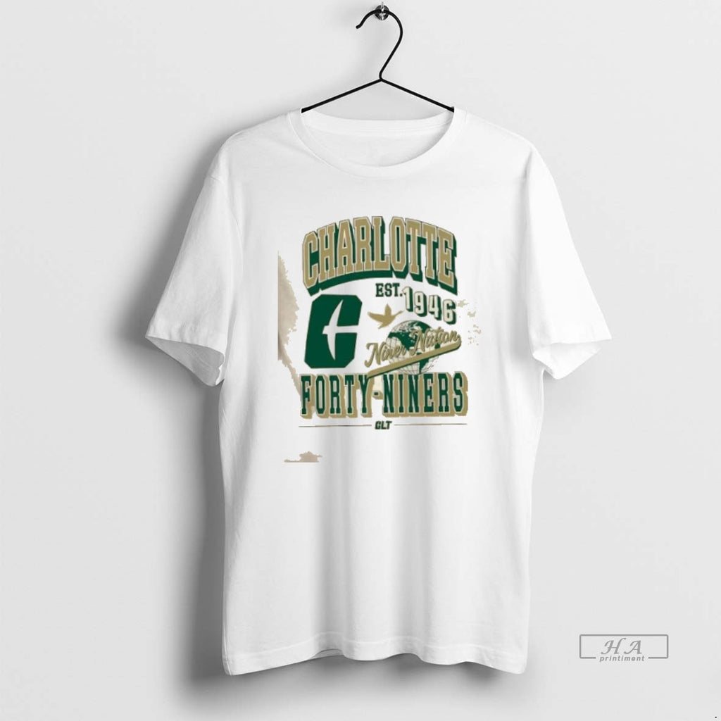 Official Trendy Unc Charlotte T Niner Nation Forty Niners Est 1946