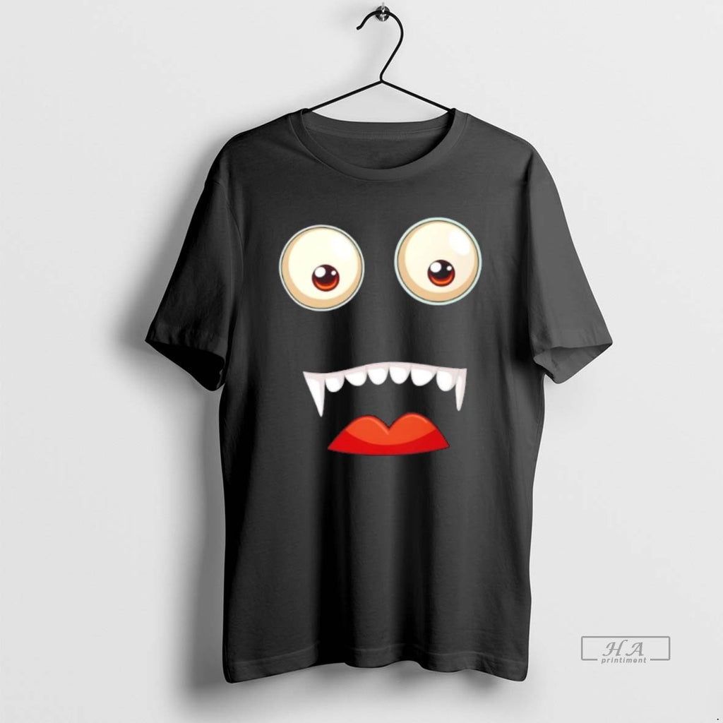 Official Trendy Vampire Face Cartoon Halloween