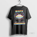 Official Trendy Washington Commanders Football Hope Fight Cancer In All Colors Heart Tee Sweater