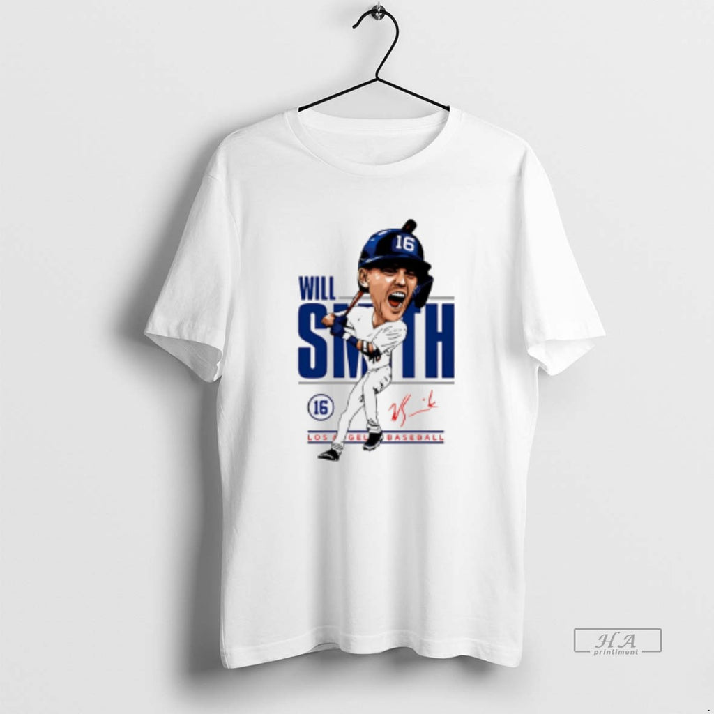 Official Trendy Will Smith Los Angeles Dodgers Caricature 2025