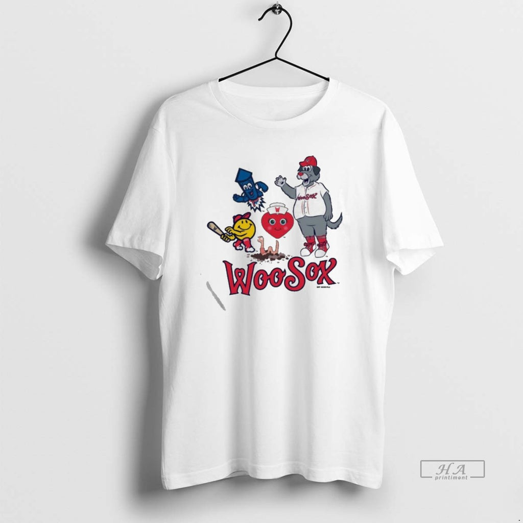 Official Trendy Worcester Red Sox Toddler White Central Mascots