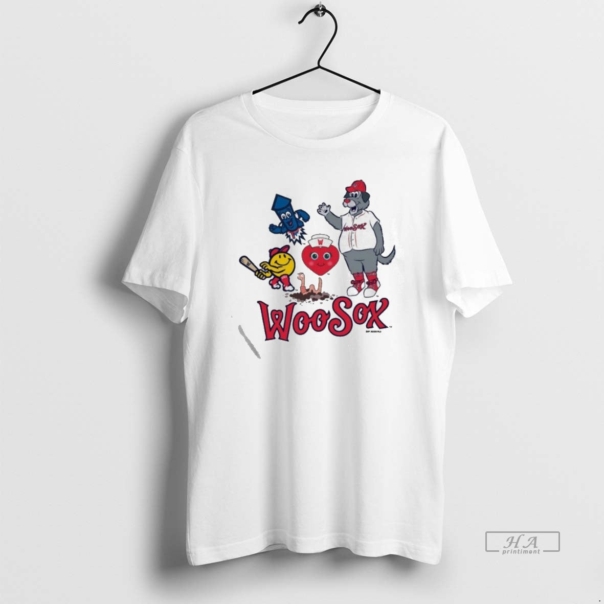 Official Trendy Worcester Red Sox Toddler White Central Mascots