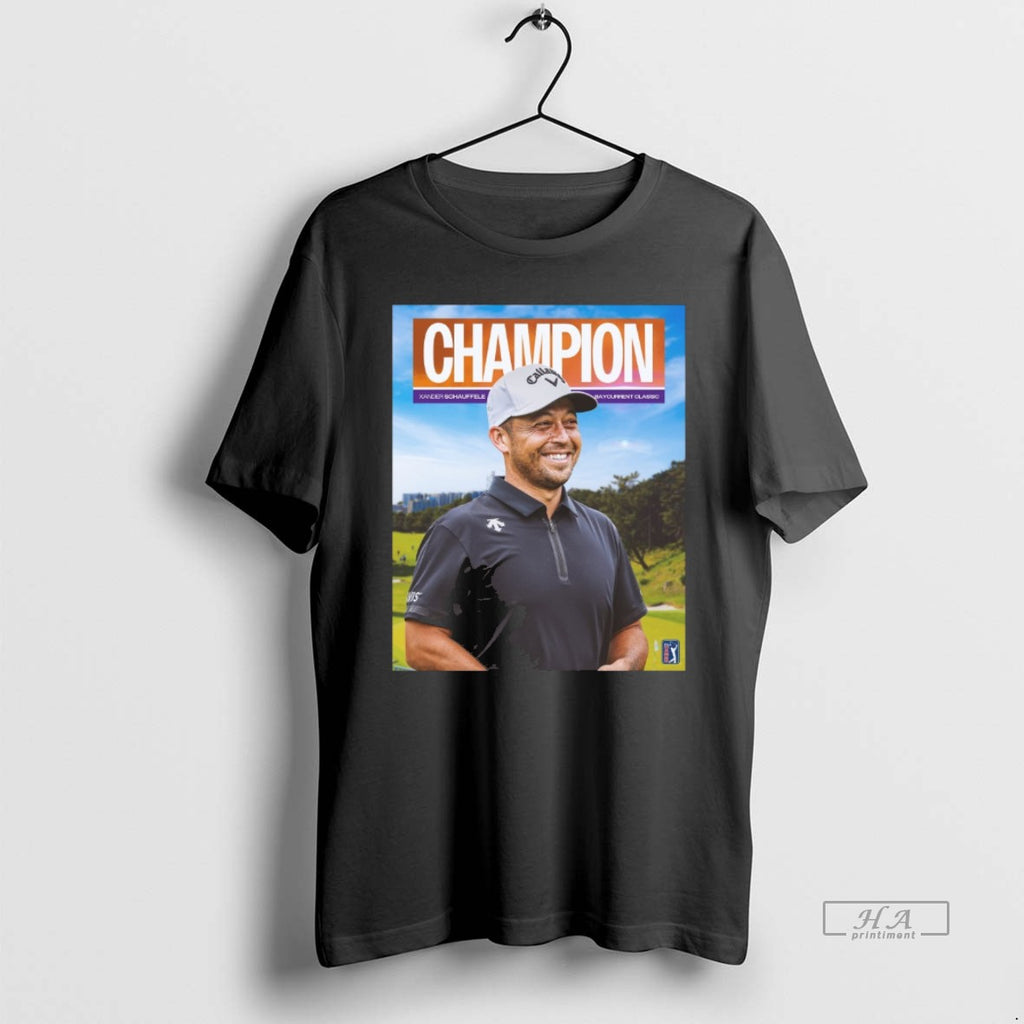 Official Trendy Xander Schauffele Baycurrent Classic Champions Pga Tour 2025