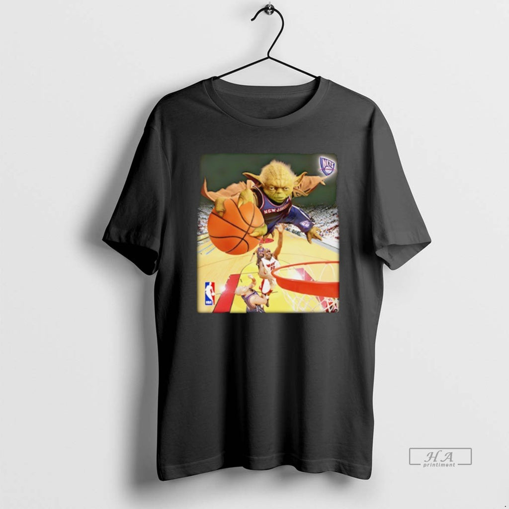 Official Trendy Yoda Slam Dunk Ballin Brooklyn Nets Nba
