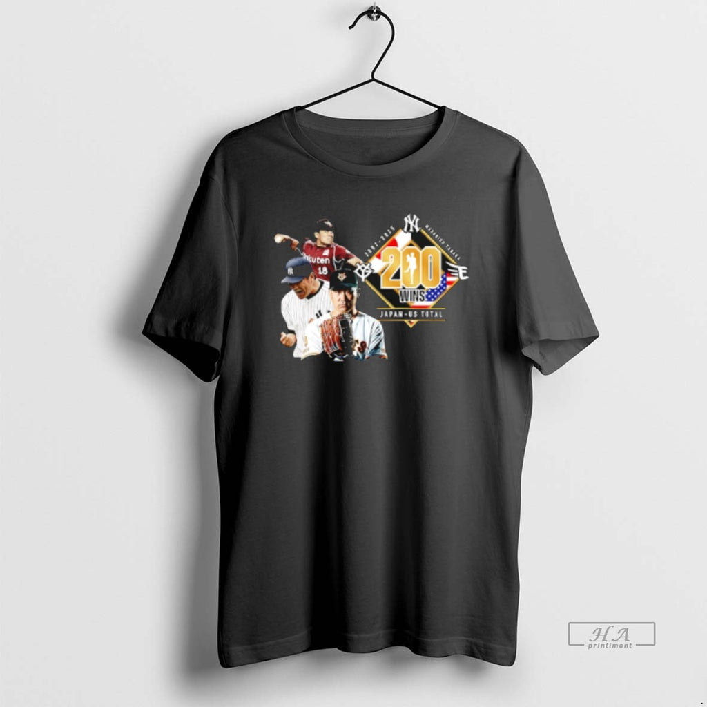 Official Trendy Yomiuri Masahiro Tanakas 200th Victory Tee In Japan Us