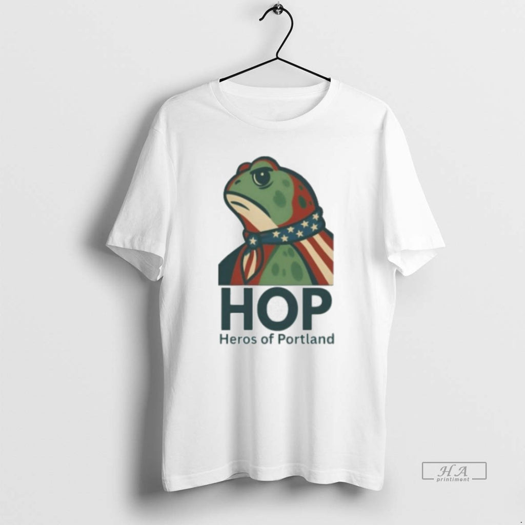 Official Trendy Hop Heros Of Portland Frog