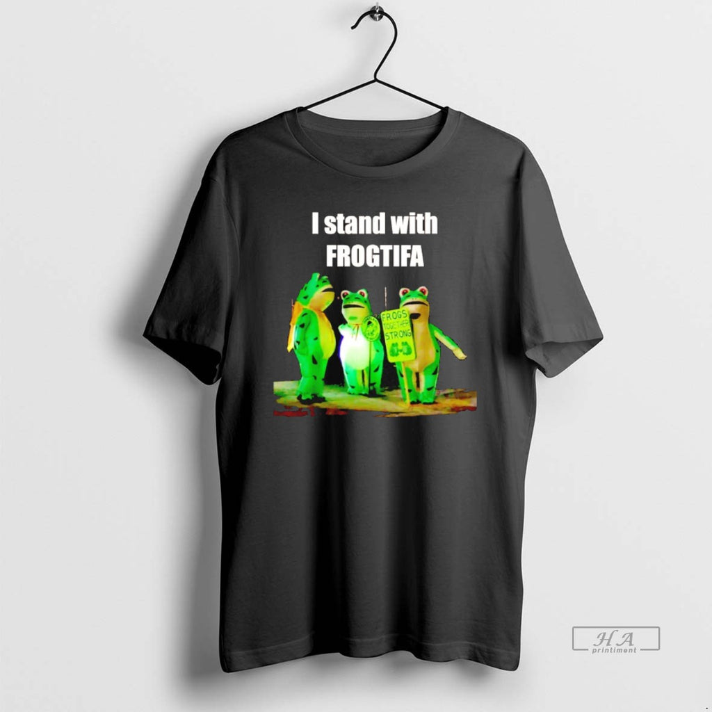 Official Trendy I Stand With Frogtifa Portland Frog