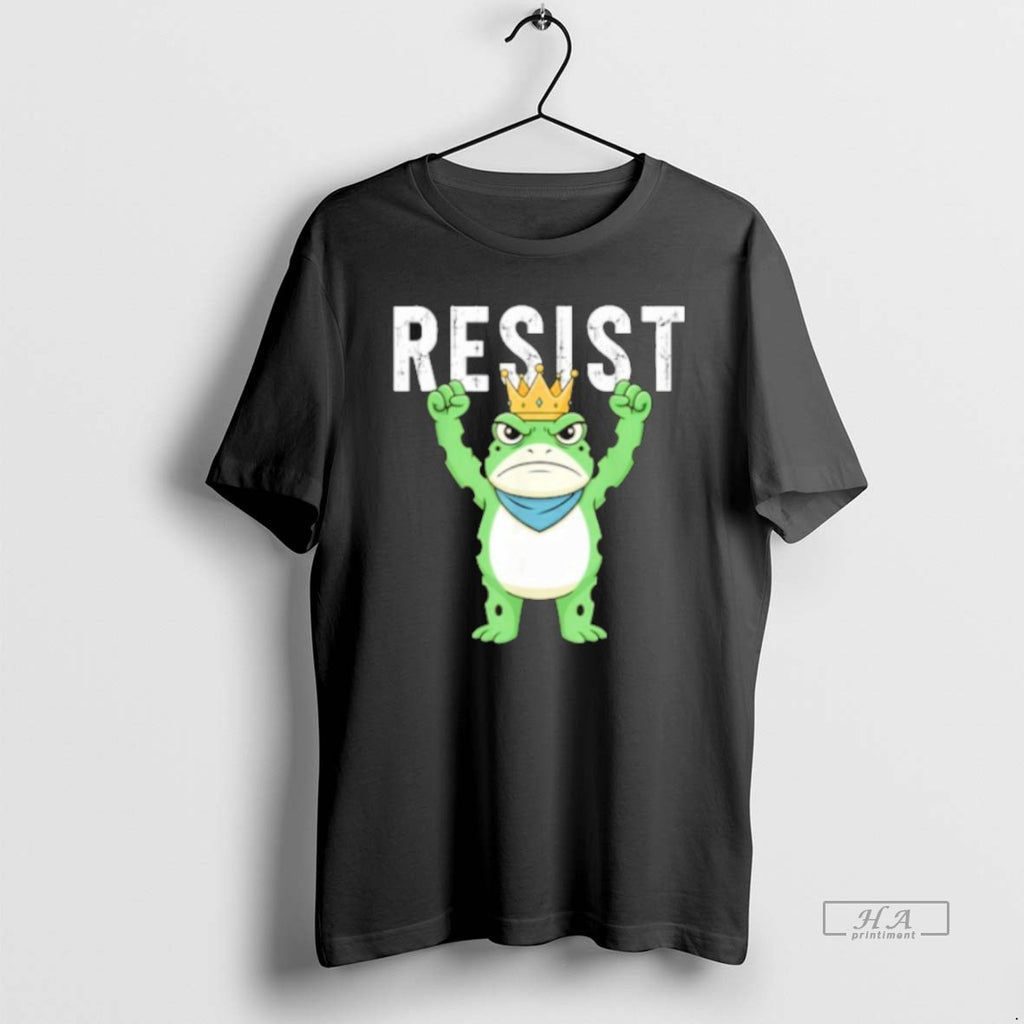Official Trendy King Frog Resist Portland Frog Protest