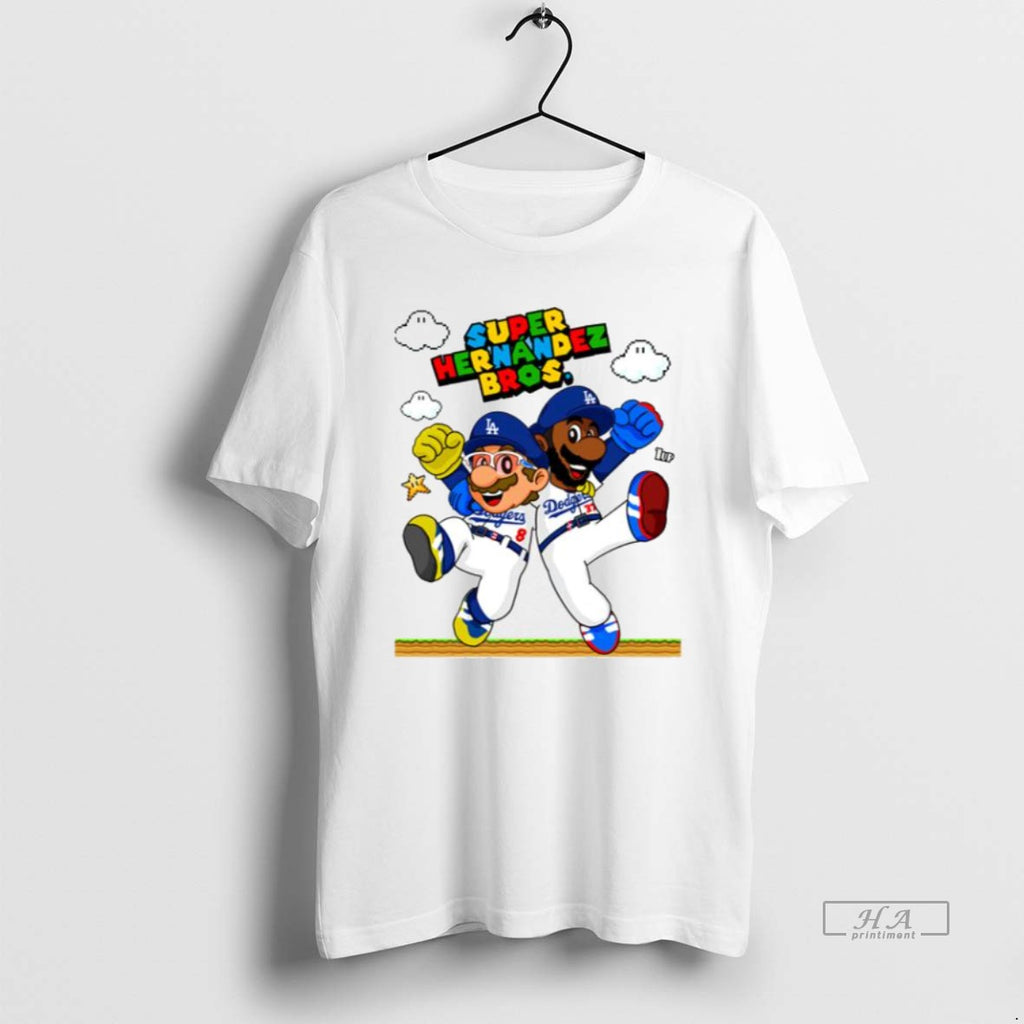 Official Trendy Lets Go Dodgers Super Hernandez Bros Men