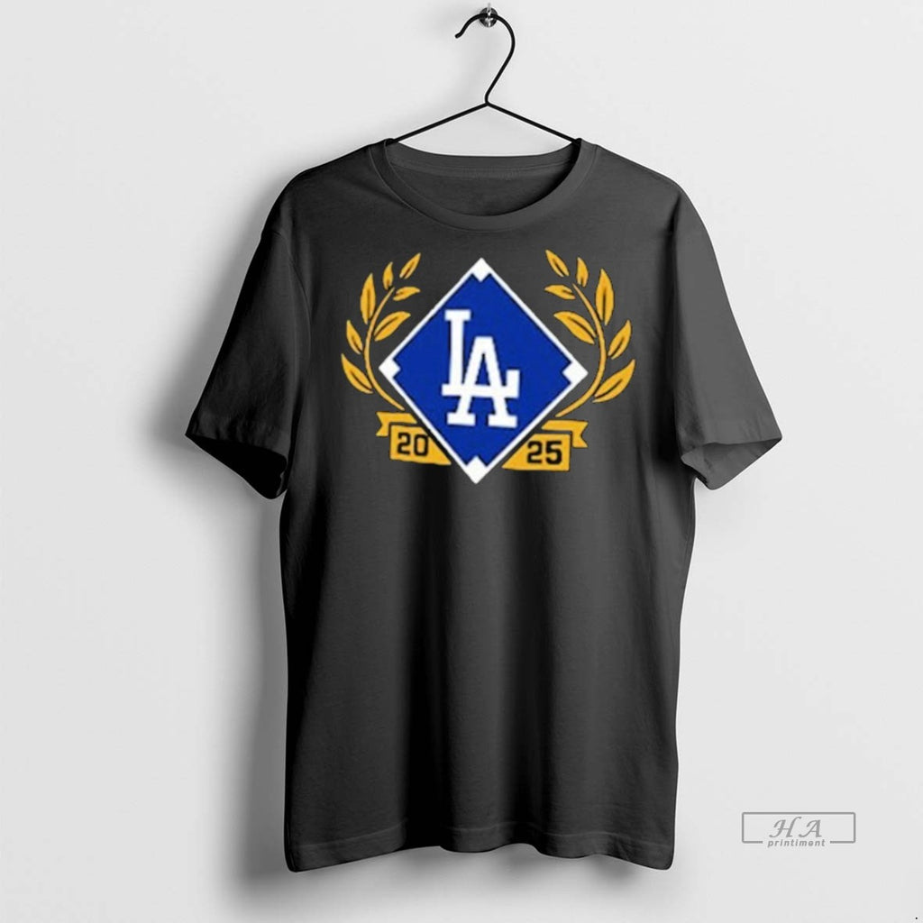 Official Trendy Los Angeles Dodgers 2025 Nlcs Locker Room Tee Sweater