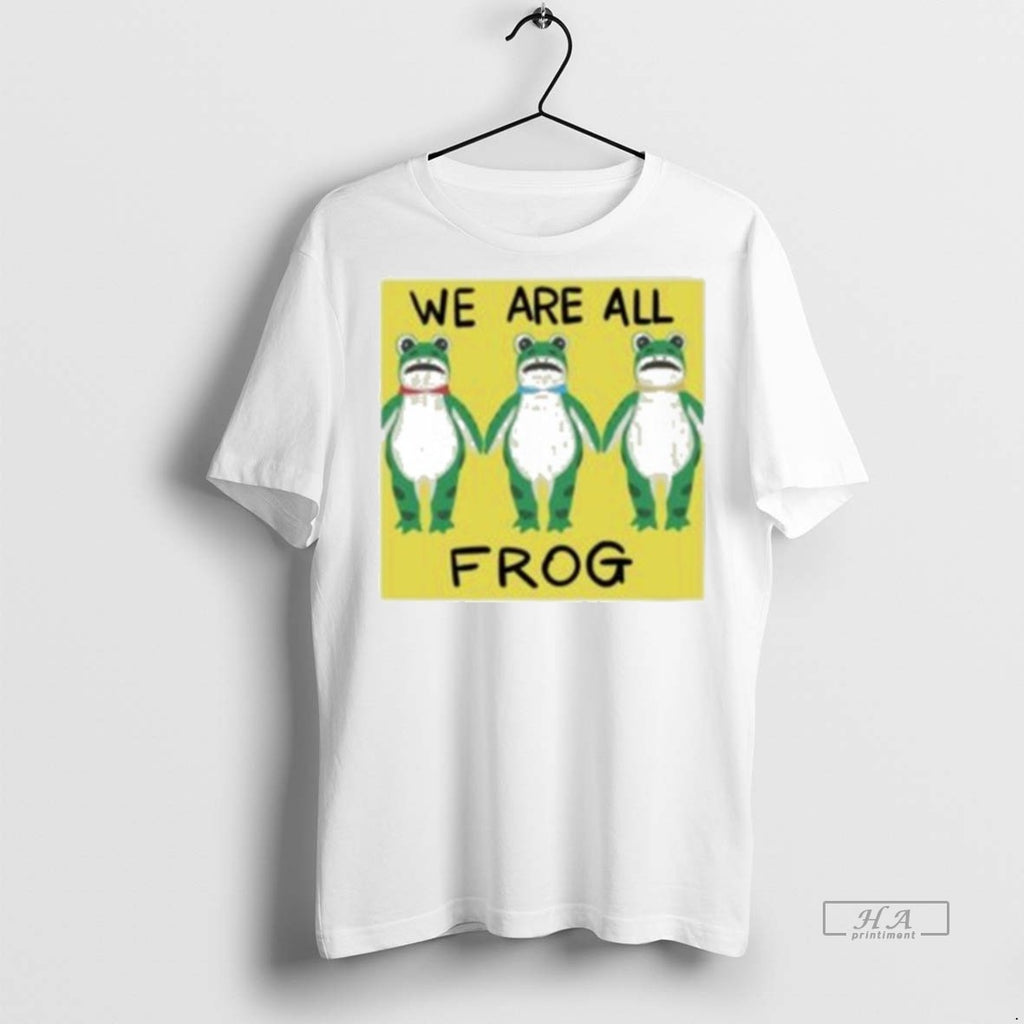 Official Trendy Portland Frog We Are All Frog Tee Sweater