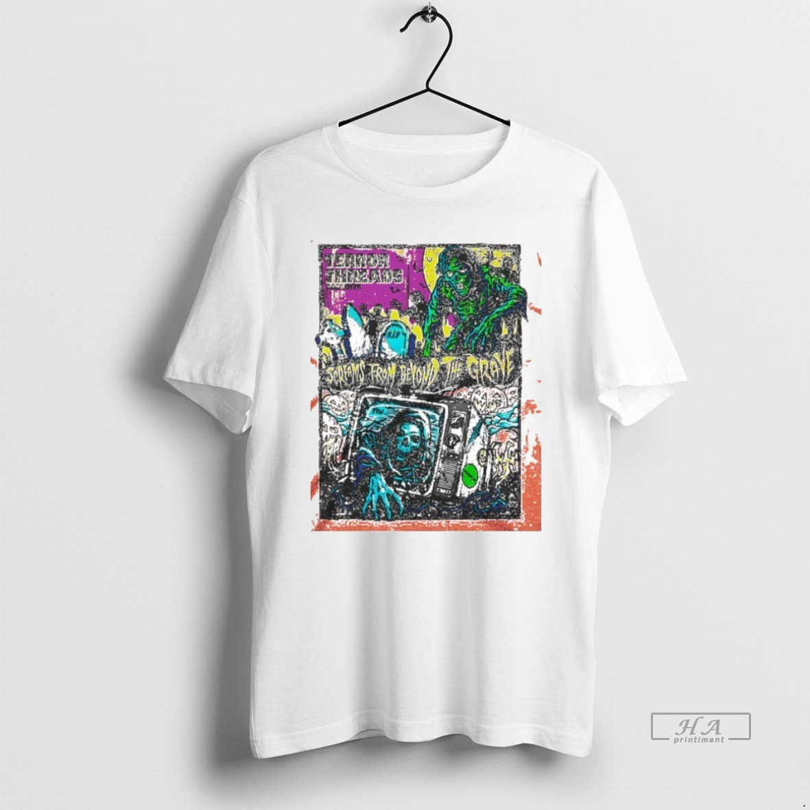 Official Trendy Terror Threads Screams From Beyond The Grave Halloween