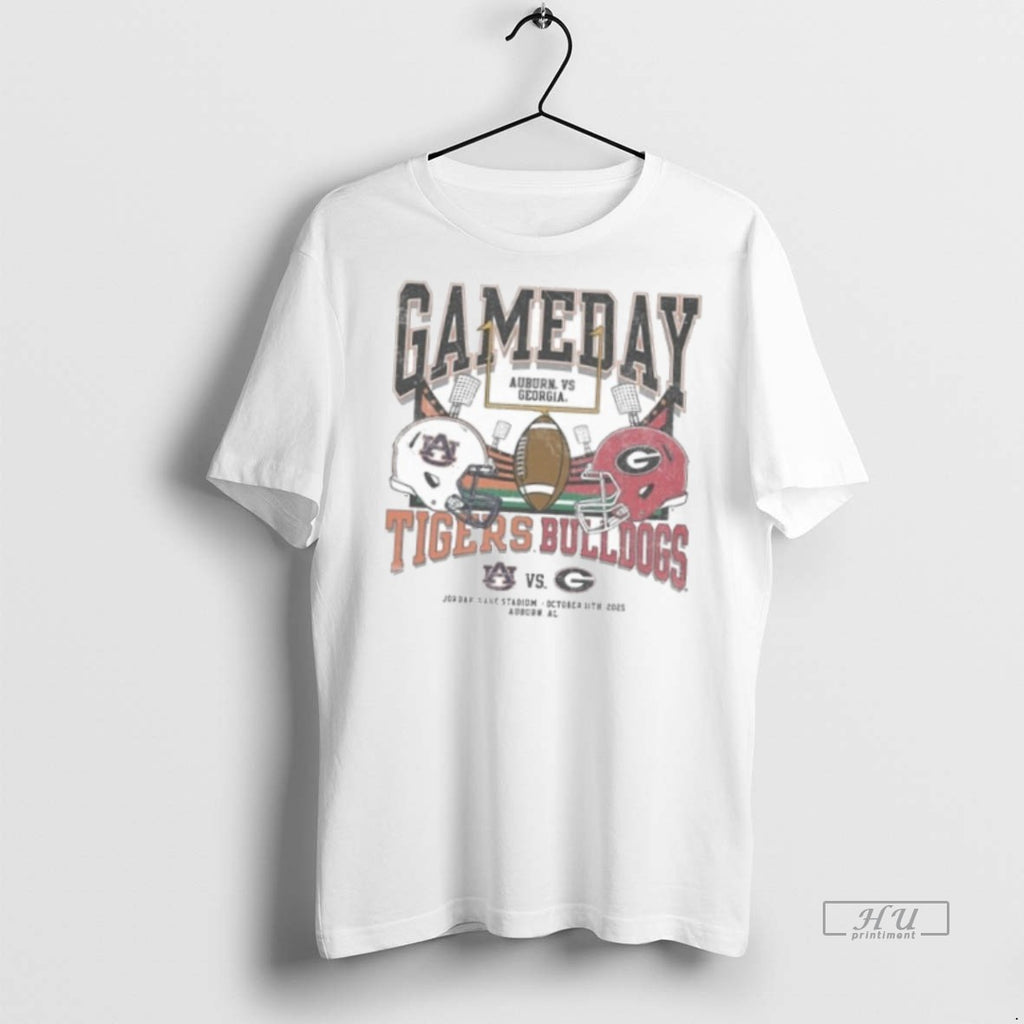 Officials 2025 Gameday Football Auburn Tigers Vs Georgia Bulldogs Tee Shirt Sweater