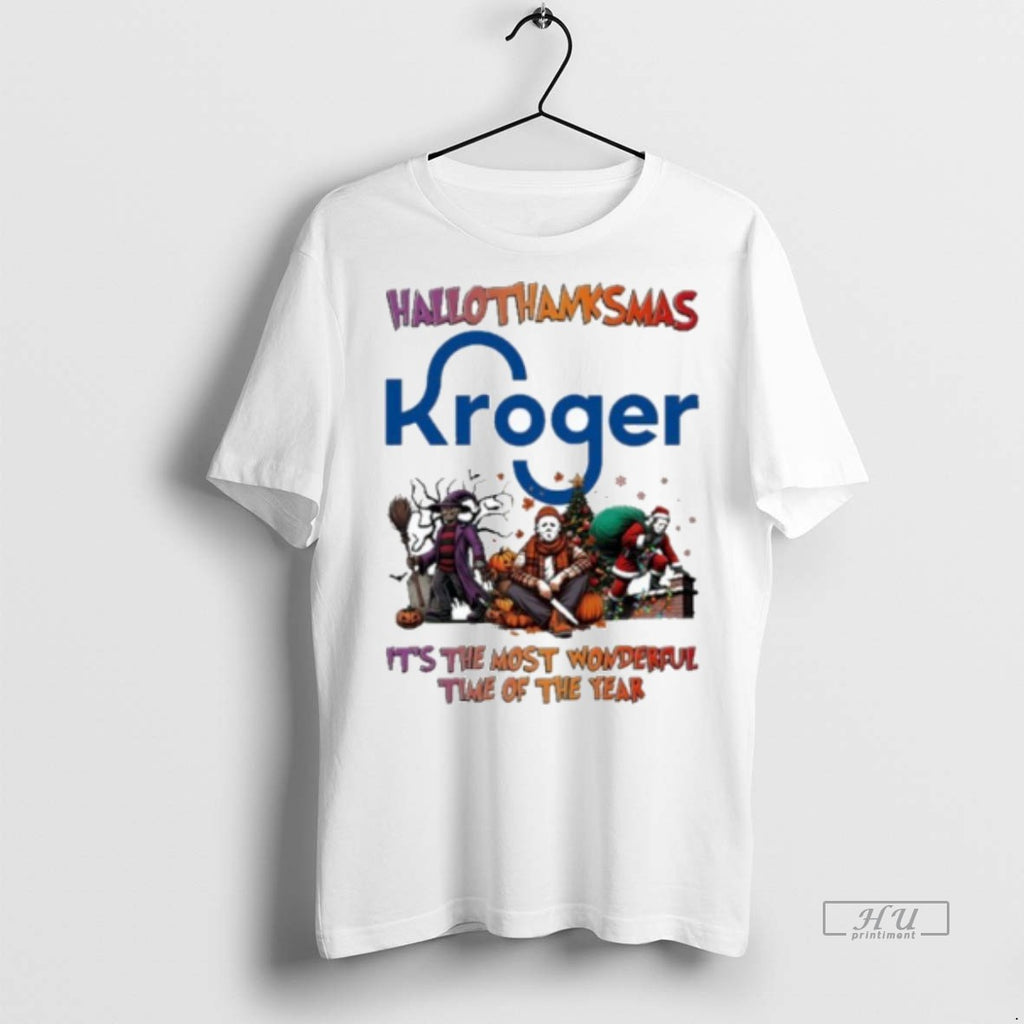 Officials 2025 Kroger Logo Hallothanksmas Horror Film Its The Most Wonderful Time Of The Year