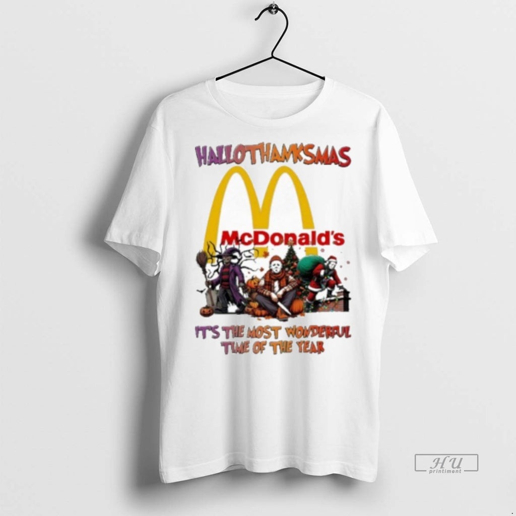 Officials 2025 Mcdonalds Logo Hallothanksmas Horror Film Its The Most Wonderful Time Of The Year