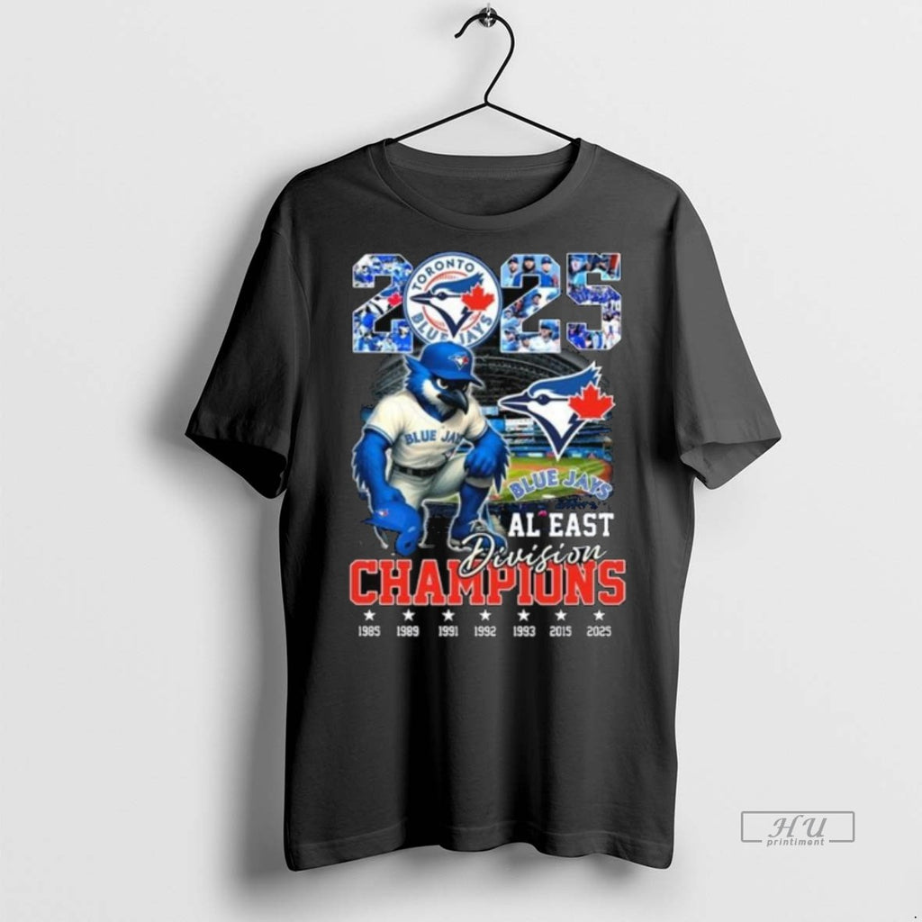 Officials 2025 Toronto Blue Jays Mascot Al East Division Champions 1985 2025 Long Sleve Tee