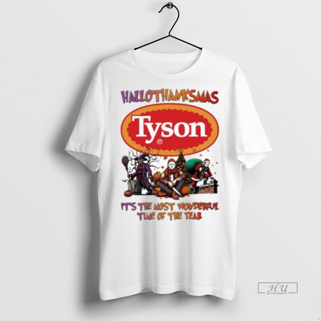 Officials 2025 Tyson Logo Hallothanksmas Horror Film Its The Most Wonderful Time Of The Year