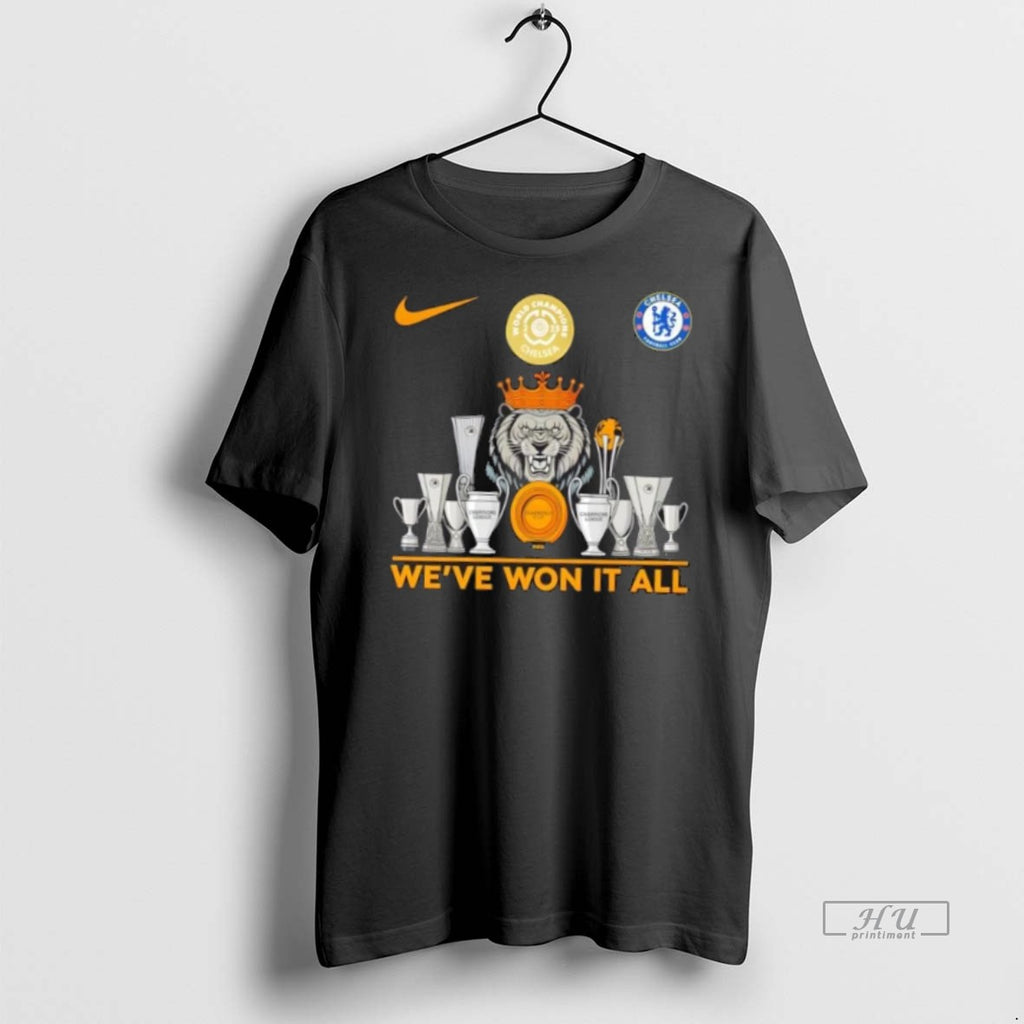 Officials 2025 World Champions Chelsea Fc Weve Won It All Trophies T Shirt Sweater