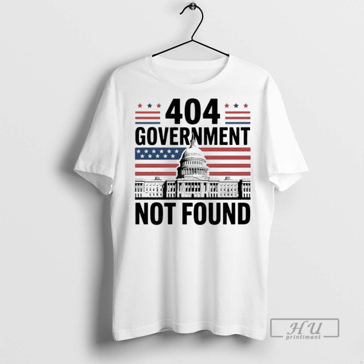 Officials 404 Government Not Found 2025 White House T Shirt