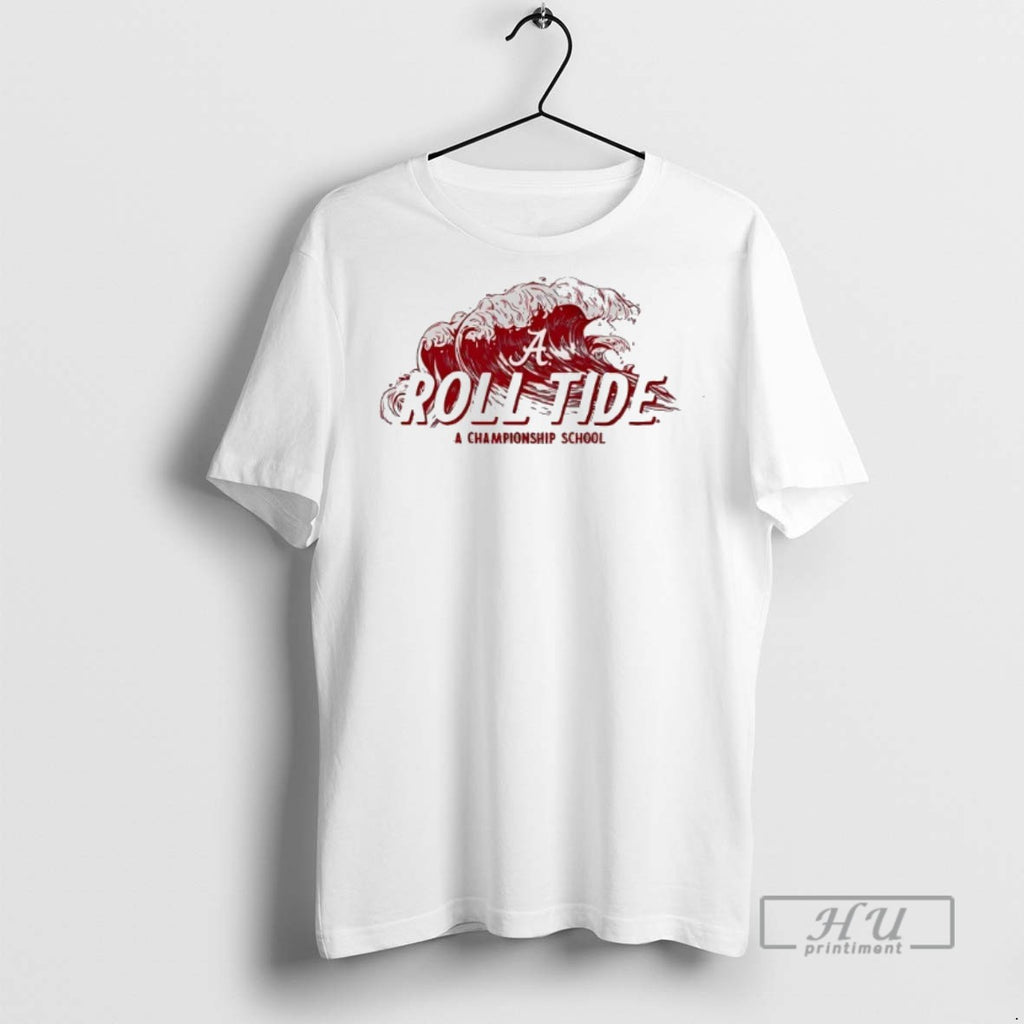 Officials A Big Wave Roll Tide Alabama A Championship School T Shirt