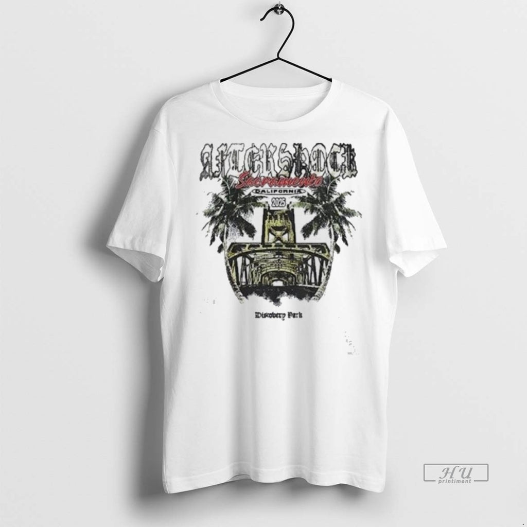 Officials Aftershock Festival 2025 Sacramento California Discovery Park The Crossing Tee Shirt Sweater