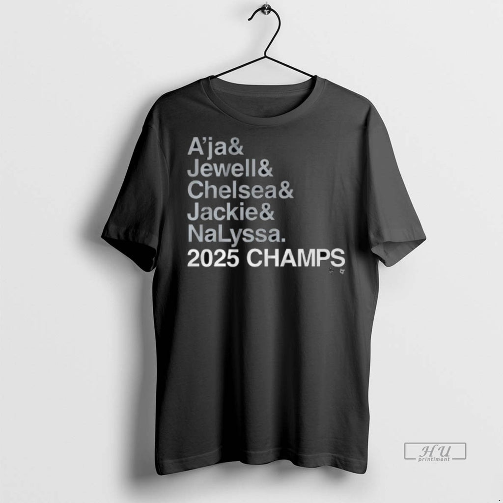 Officials Aja Jewell Chelsea Jackie Nalyssa Las Vegas Basketball Ampersand 2025 Champs Long Sleve Tee