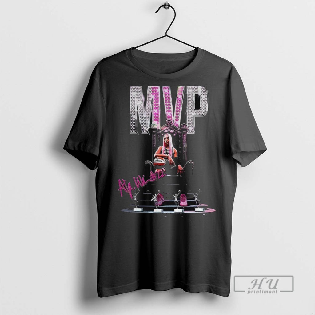 Officials Aja Wilson For Mvp 22 Las Vegas Aces T Shirt Sweatshirt Hoodies