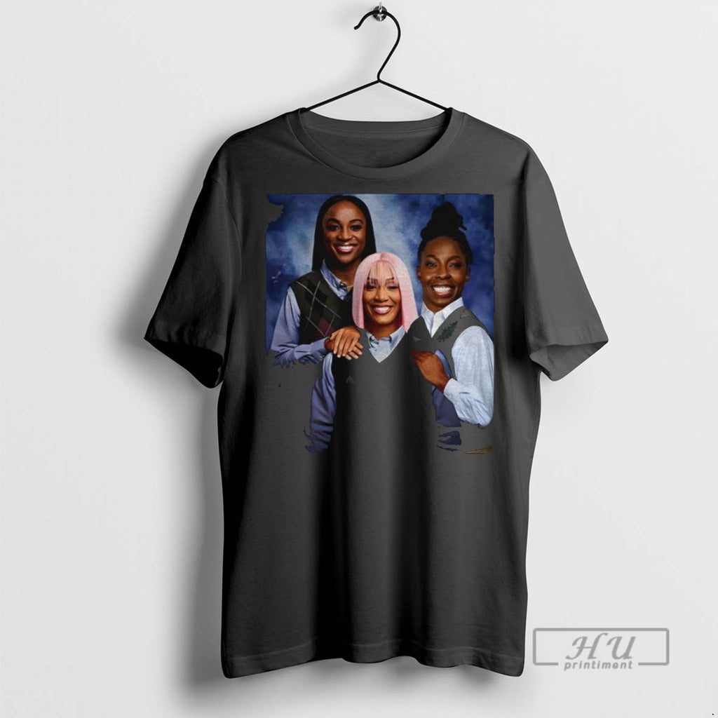 Officials Aja Wilson Jackie Young Chelsea Gray Las Vegas Aces Basketball Step Sisters