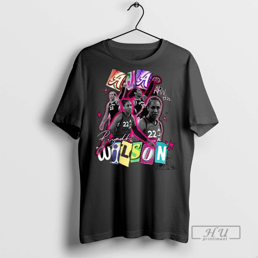 Officials Aja Wilson Las Vegas Aces Wnba Mvp Collage T Shirt