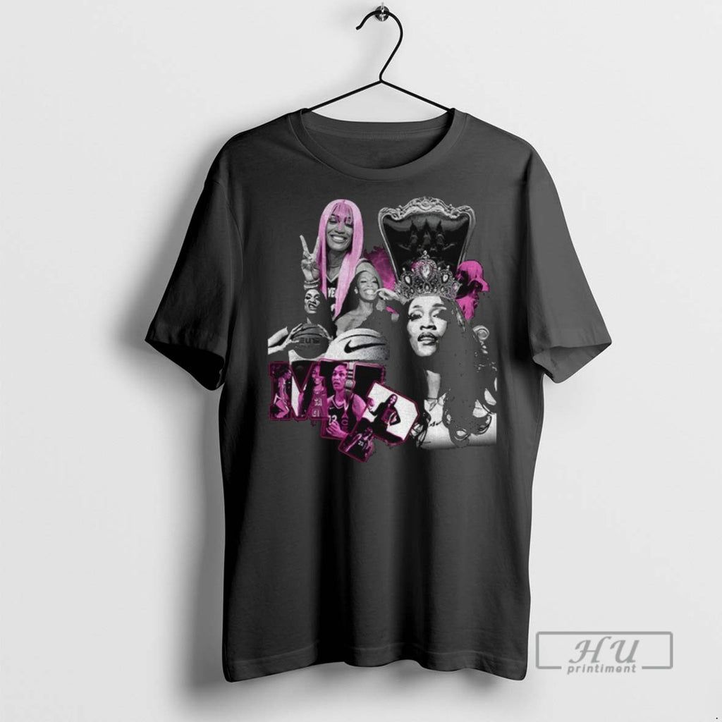 Officials Aja Wilson Mvp Crown T Shirt Sweatshirt Hoodies
