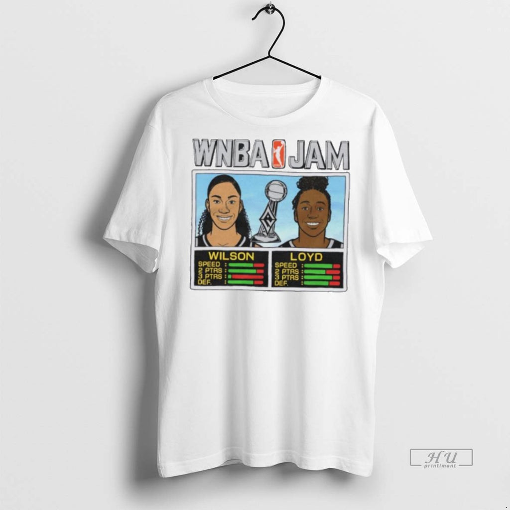 Officials Aja Wilson And Jewell Loyd Wnba Jam Los Angeles Aces 2025 Champs