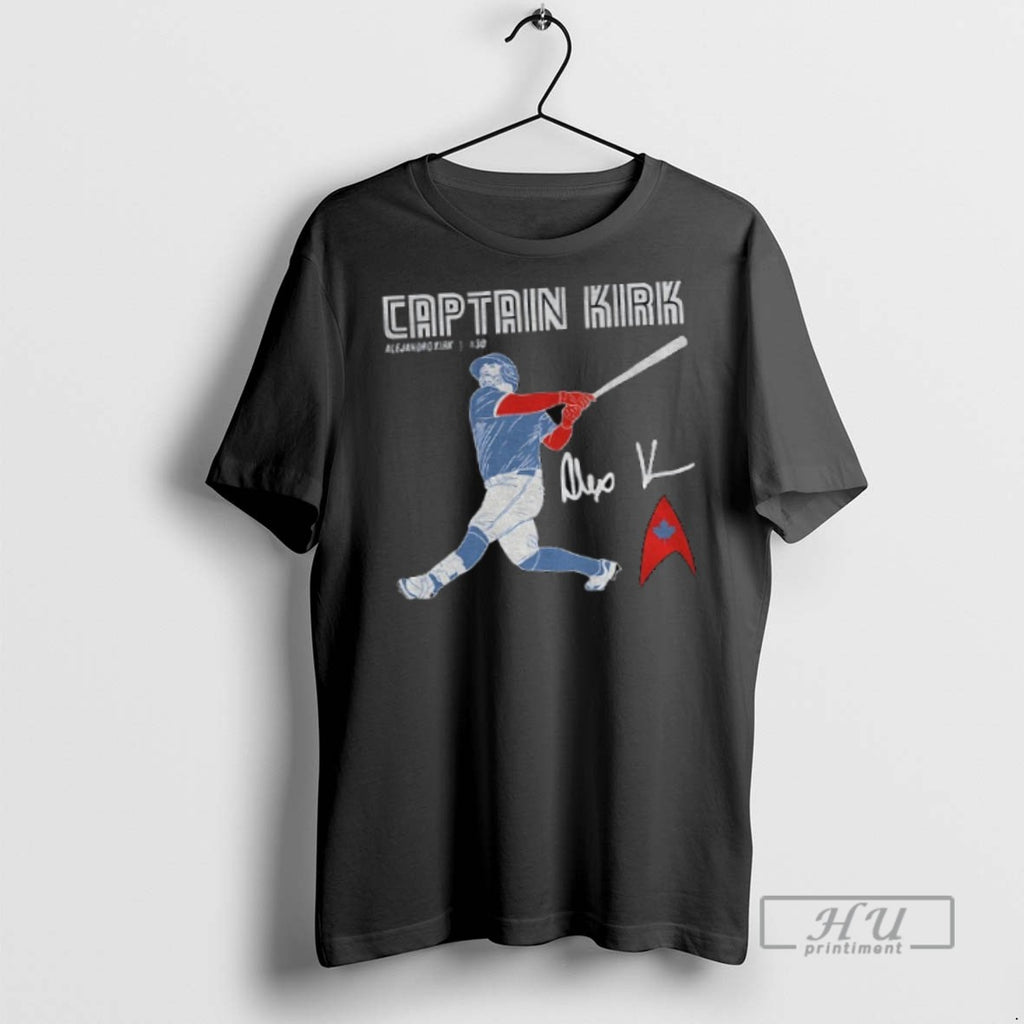 Officials Alejandro Kirk Toronto Blue Jays Captain Kirk Mlb Baseball Signature T Shirt
