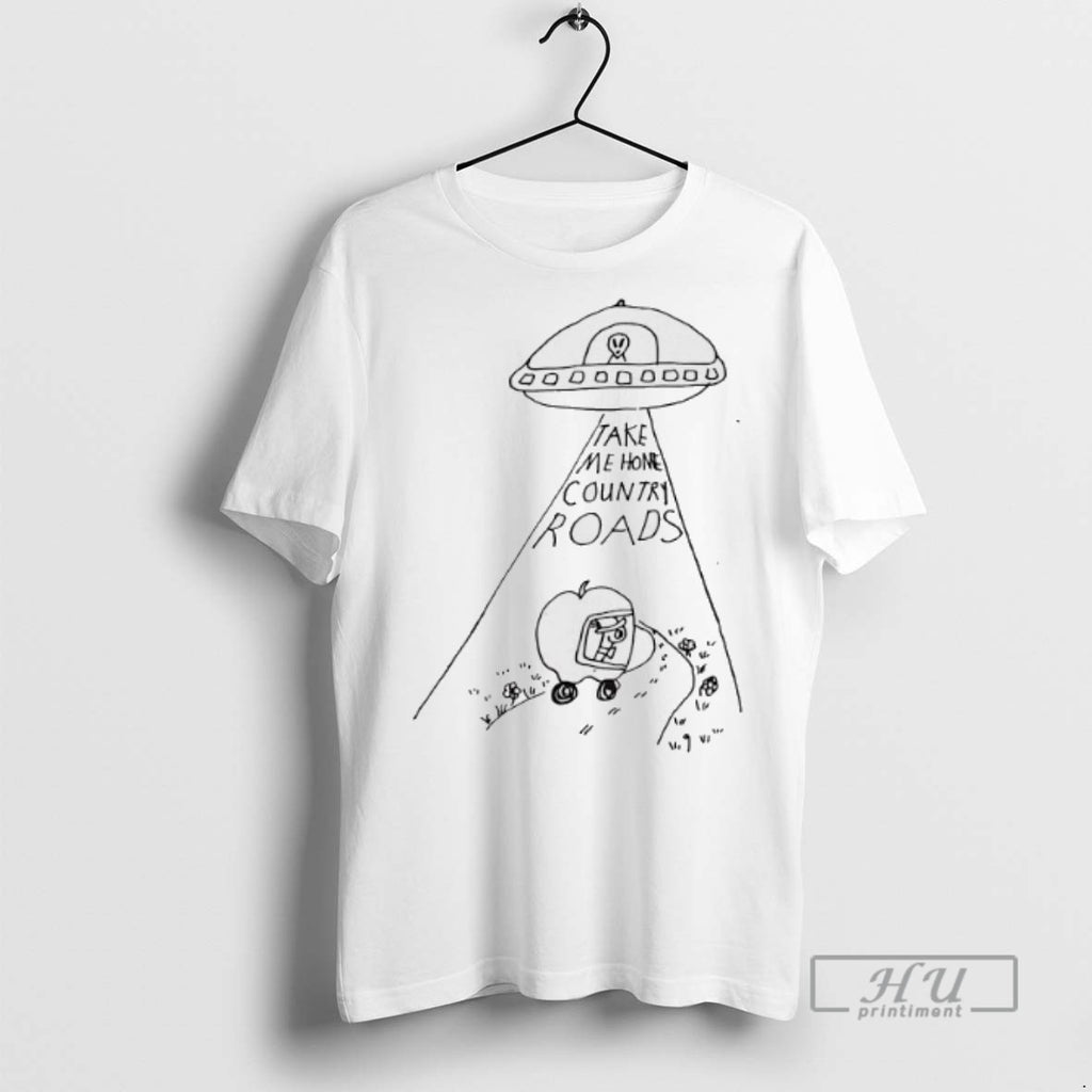 Officials Alien Ufo Take Me Home Country Roads T Shirt