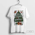 Officials All I Want For Christmas Is Democracy Christmas Tree T Shirts