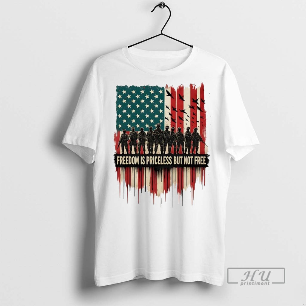 Officials American Veteran Freedom Is Priceless But Not Free T Shirt