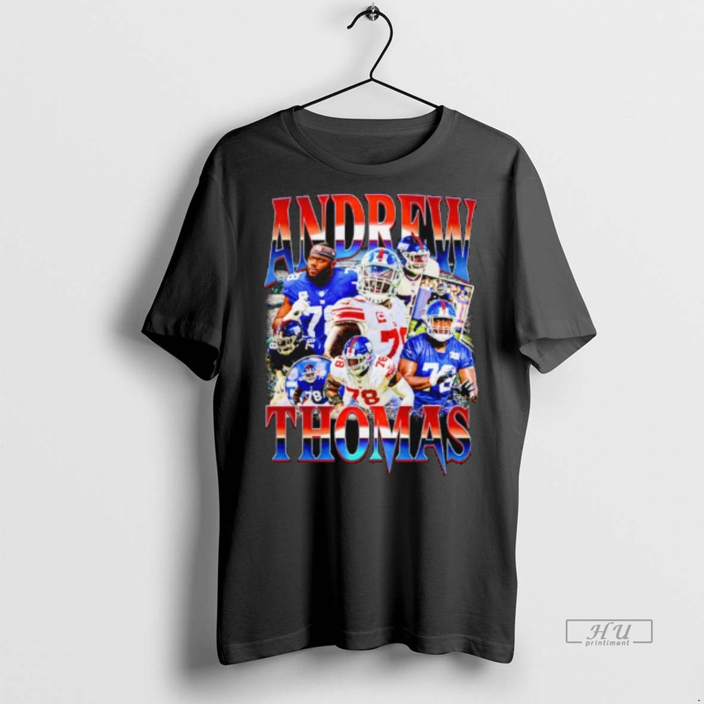 Officials Andrew Thomas New York Giants Retro Tee Shirt Sweater
