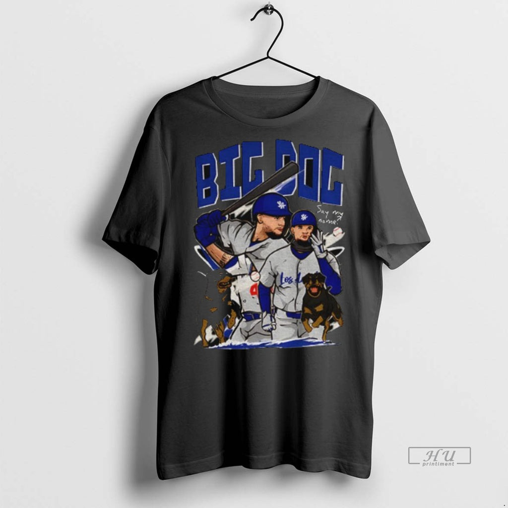 Officials Andy Pages Los Angeles Dodgers The Big Dog Graphic Cartoon T Shirt Sweater