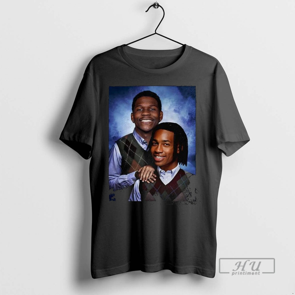 Officials Anthony Edwards And Rob Dillingham Minnesota Timberwolves Basketball Step Brothers T Shirt