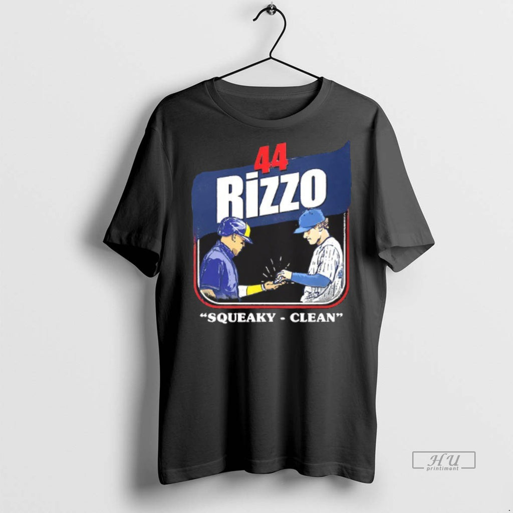 Officials Anthony Rizzo 44 Squeaky Clean New York Yankees Baseball Signature T Shirt Sweater