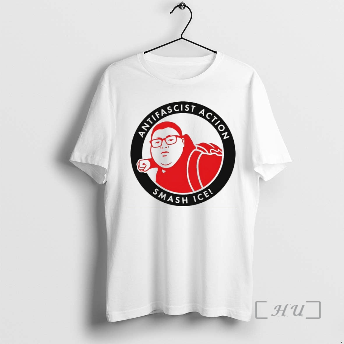 Officials Antifascist Action Smash Ice Logo