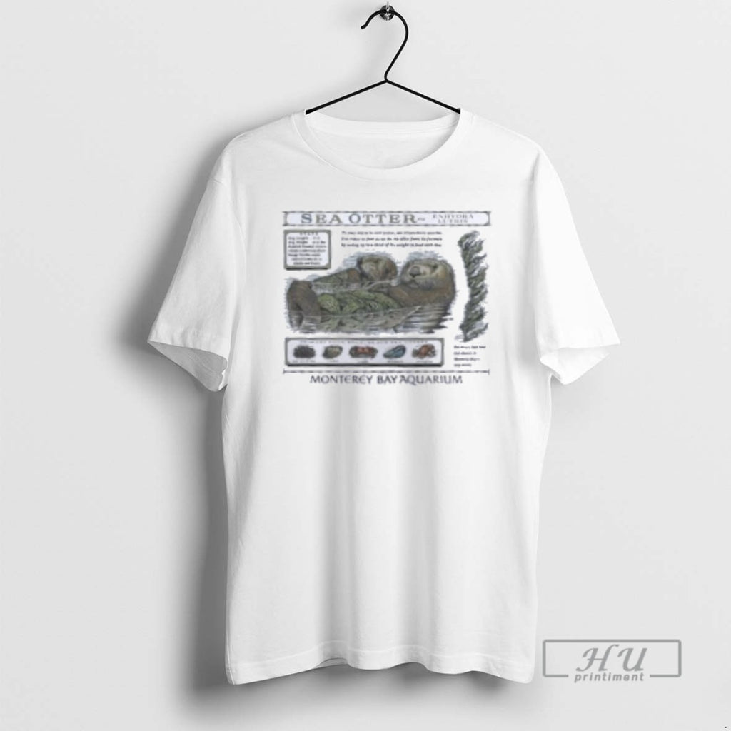 Officials Aquarium In Monterey Bay Vintage Sea Otter T Shirt
