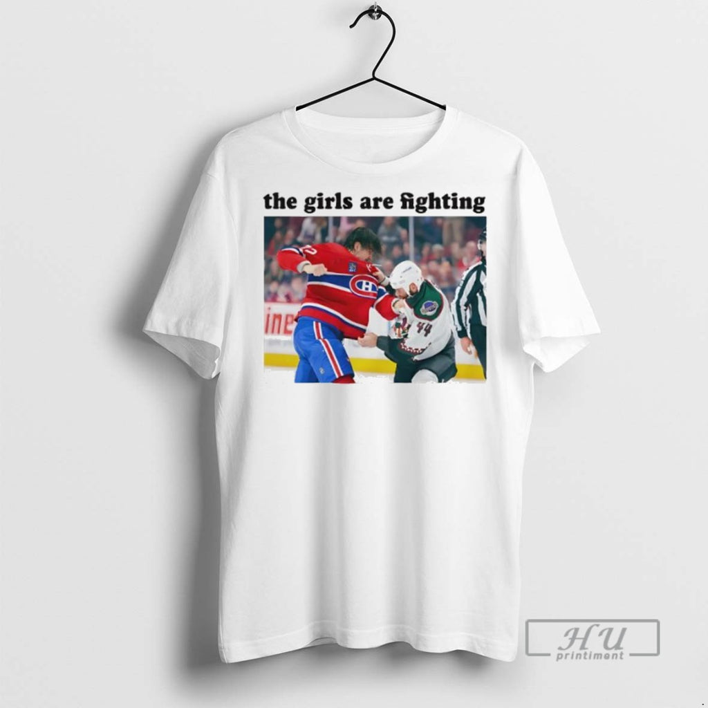 Officials Arber Xhekaj Montreal Canadiens And Zack Kassian Arizona Coyotes The Girls Are Fighting