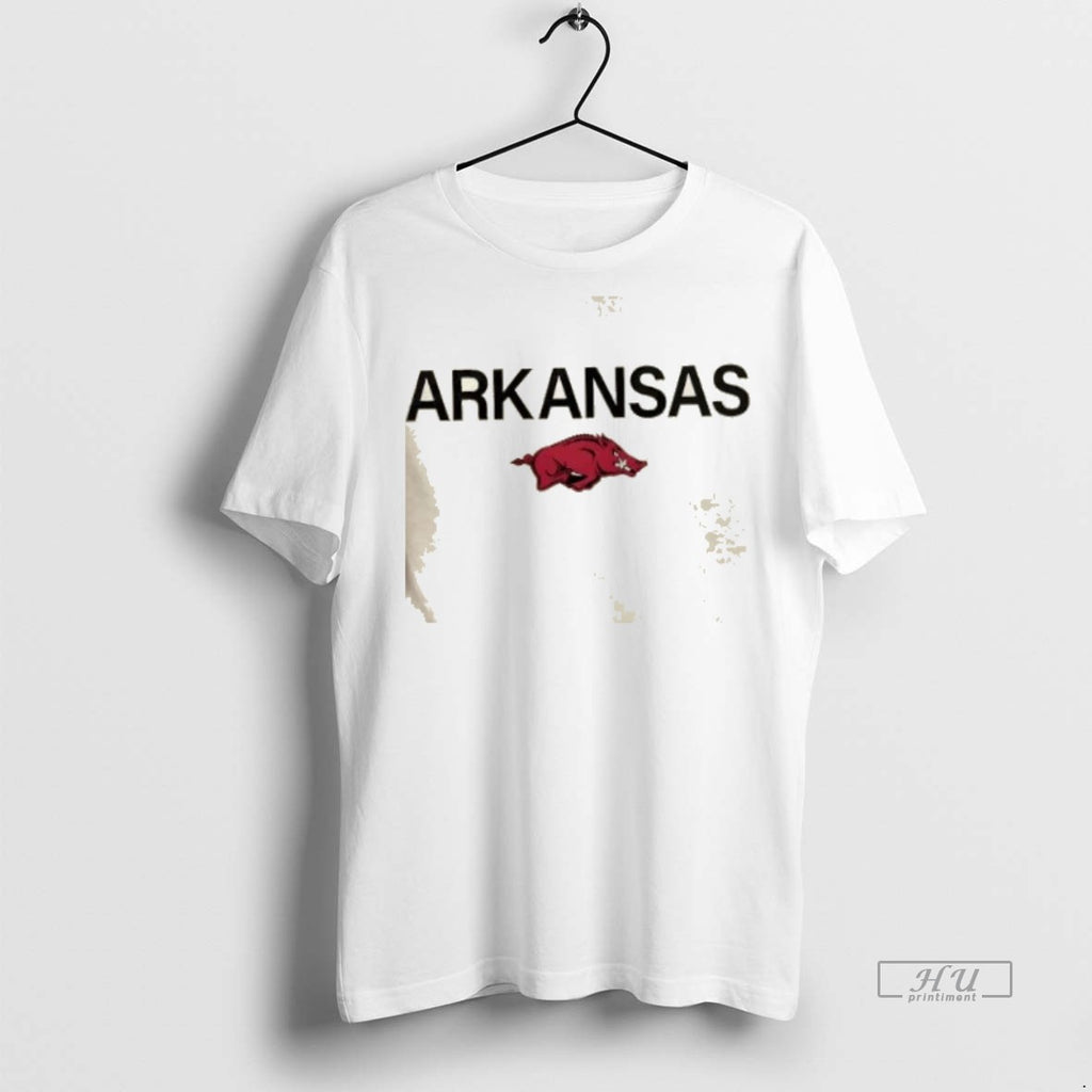 Officials Arkansas Razorbacks Football 2025 Military Appreciation 2 Sided T Shirt Sweater