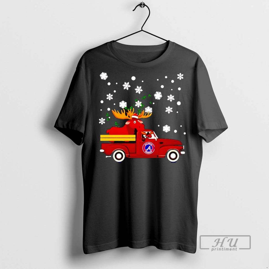 Officials Atlanta Braves Bring Christmas Home T Shirt
